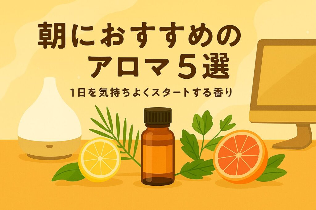 朝におすすめのアロマ5選