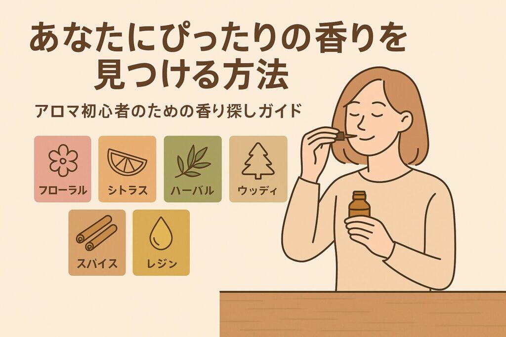 あなたにピッタリの香りを見つける